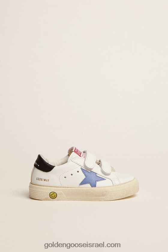 ילדים Golden Goose תלמידי בית הספר הישן עם כוכב כחול וכרטיסיית עקב כחול כהה 246D24852