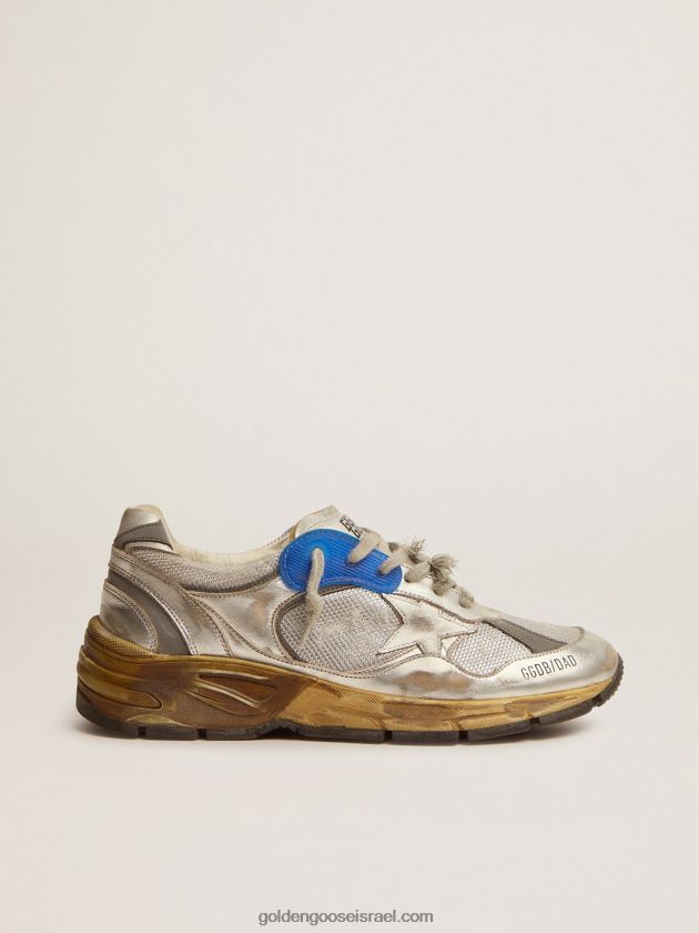 נשים Golden Goose נעלי ספורט כסופים בכוכב אבא 246D24124