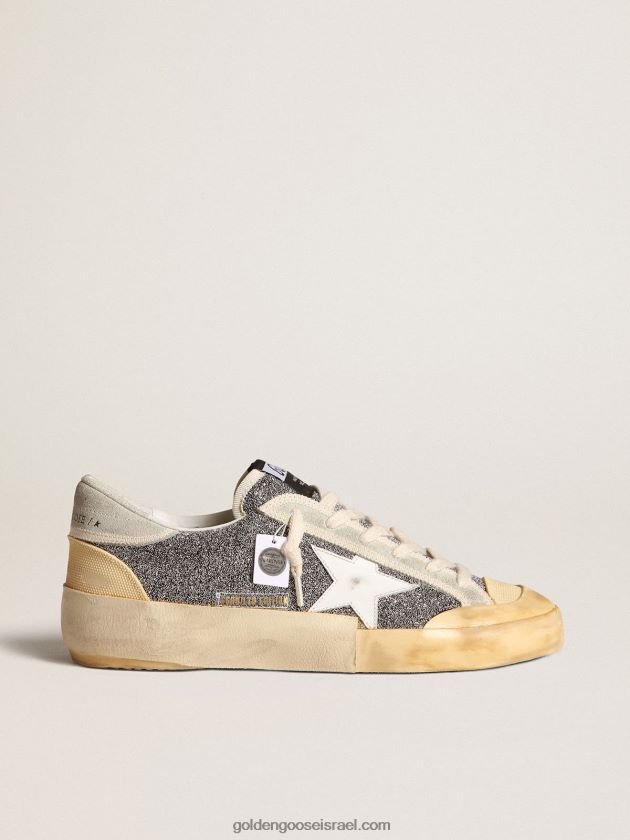 נשים Golden Goose מעבדת כוכבי על עם כוכב לבן ועליון נצנצים סברובסקי 246D24140