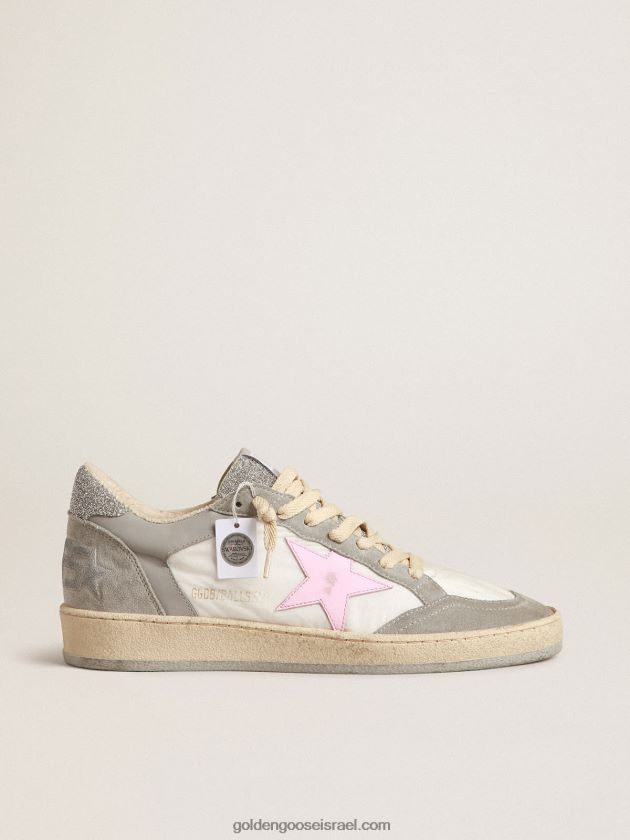 נשים Golden Goose ball star Ltd עם תוספות קריסטל של סברובסקי וכוכב ורוד 246D24155