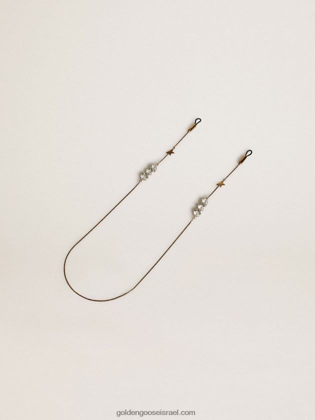 נשים Golden Goose שרשרת משקפי אוסף deco jewelmates בצבע זהב ישן 246D24332