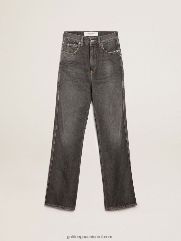 נשים Golden Goose ג'ינס שחורים של frida באפקט שטיפה אבן 246D24939