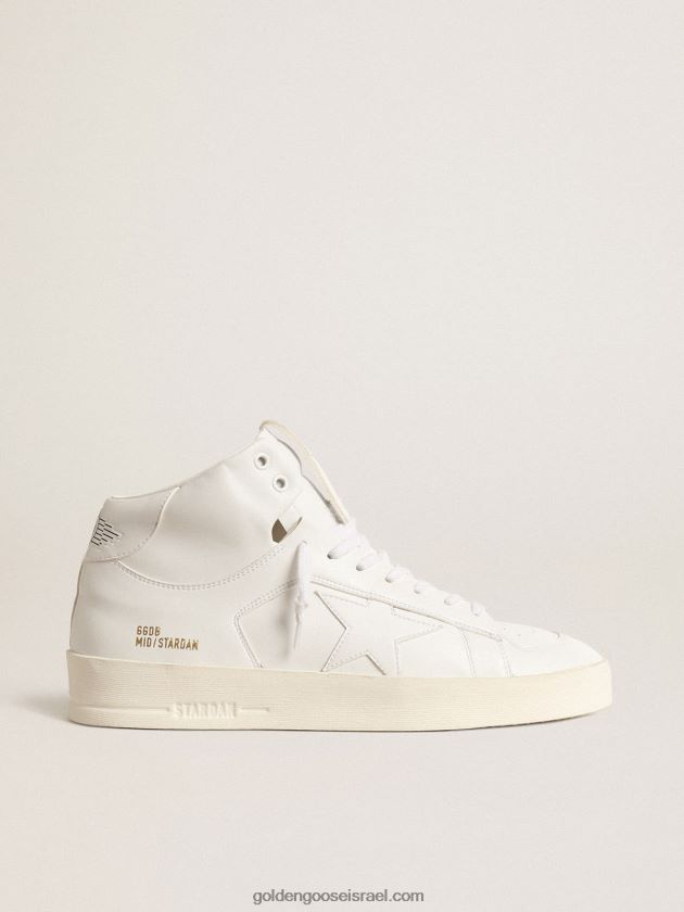 גברים Golden Goose אמצע סטארדן מבוסס ביו עם כוכב לבן וכרטיסיית עקב 246D24630