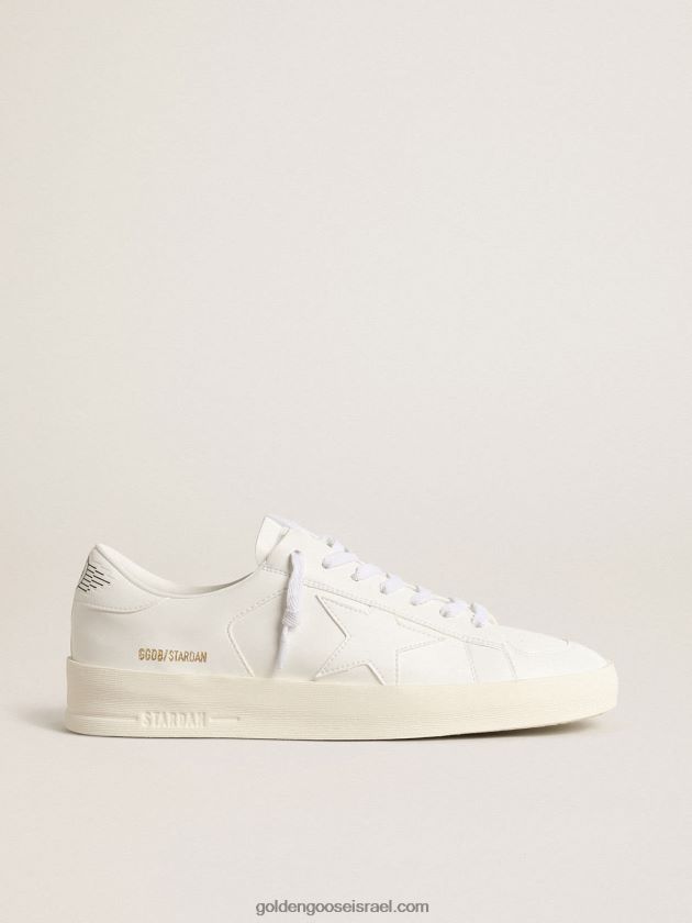 גברים Golden Goose stardan מבוסס ביו עם כוכב לבן וכרטיסיית עקב 246D24638